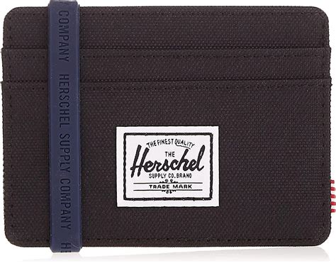 herschel supply co. men's charlie rfid blocking card holder wallet|Herschel rfid wallet.